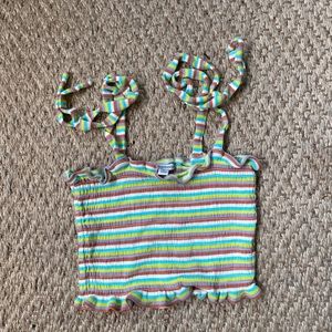 Crop top striped